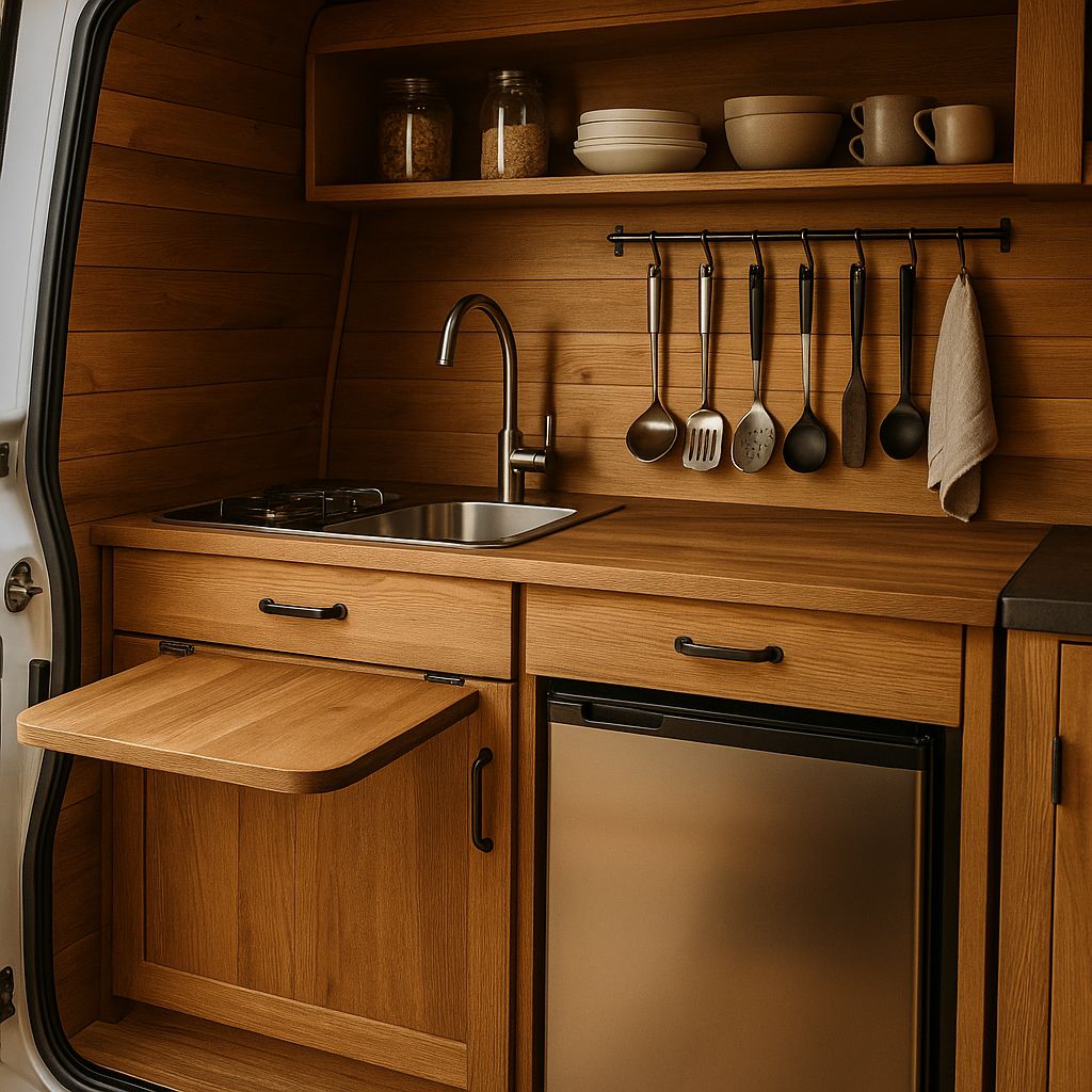 cocina furgoneta camper